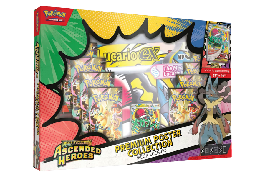 Pokémon TCG Ascended Heroes Poster Collection Lucario